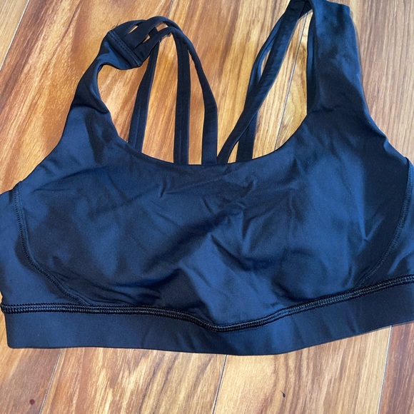 lululemon athletica Other - Lululemon Black Sports Bra Size 8